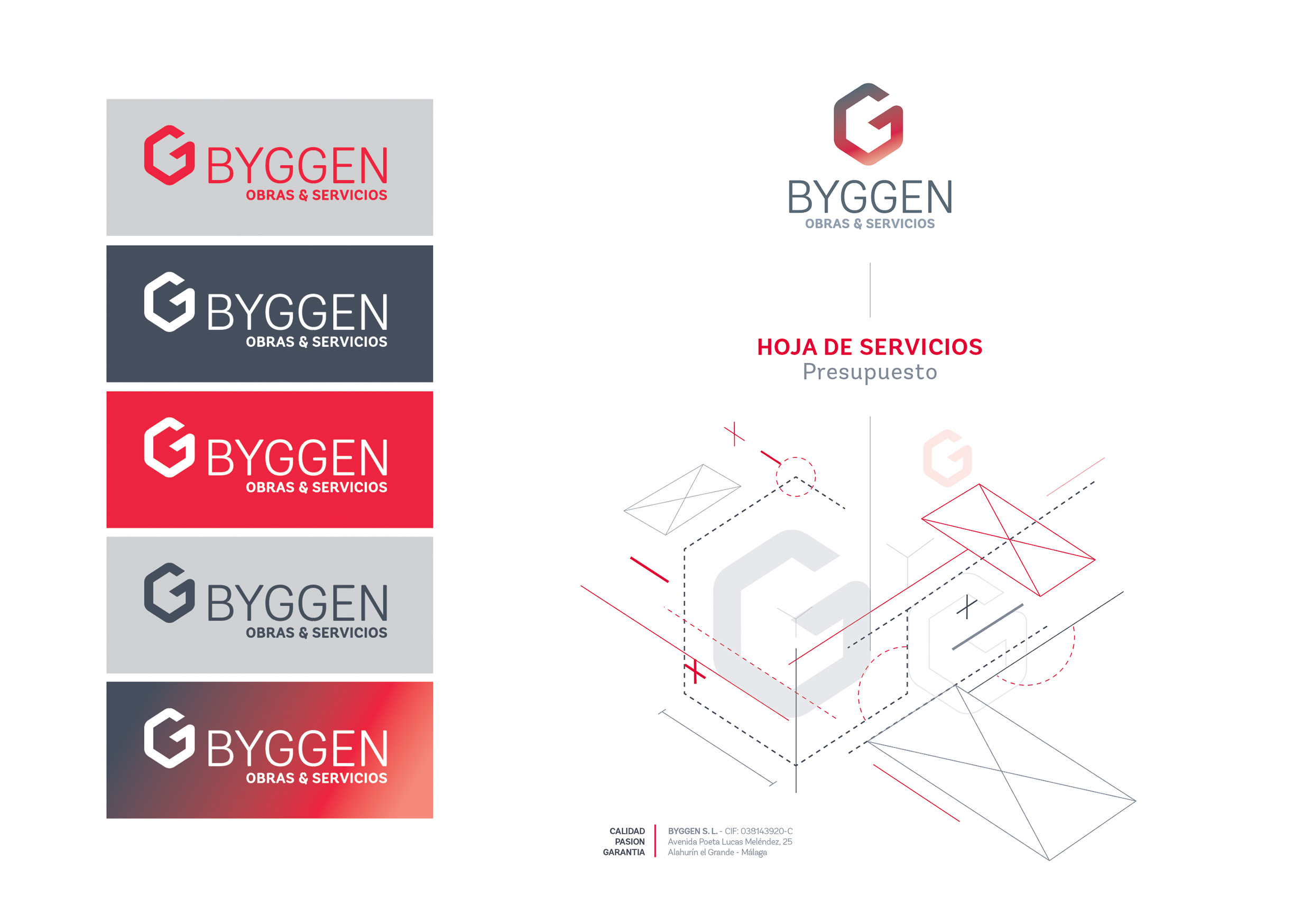 Byggen identity design | © Alberto Leonardo | Designer
